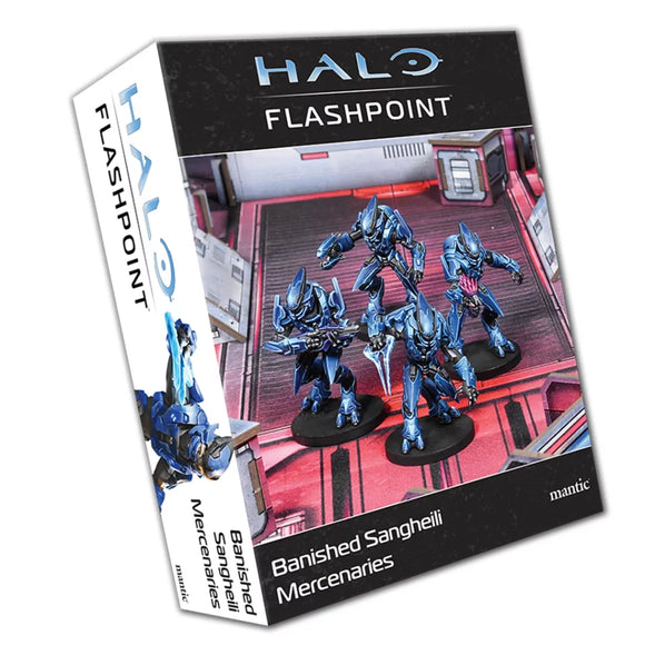 Halo Flashpoint game box with character figures on a white background