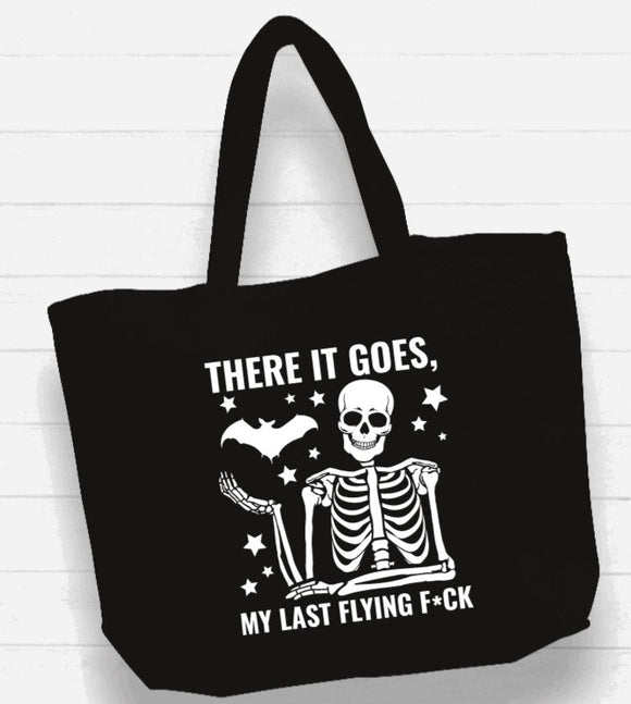 Witchwood Bags: Beach Bag / XL Tote Bag - There it is, my last flying f*ck