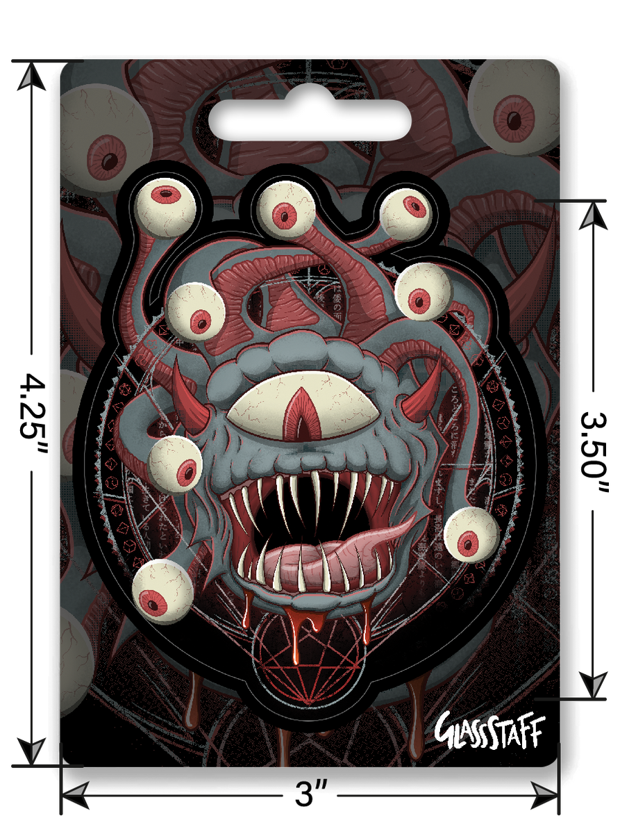 Sticker: Beholder Waterproof Die Cut – Little Shop of Magic