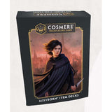 Cosmere Roleplaying Game Mistborn Item Decks packaging with a character illustration on a white background