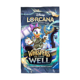 Disney Lorcana trading card game pack with character design on a white background