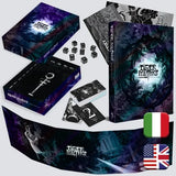 Fedor Mythos board game packaging with cards, dice, and box on a white background