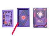 Three 'Buffy the Vampire Slayer' themed boxes with decorative designs on a white background.