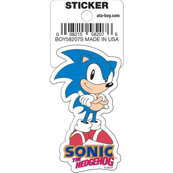 Sonic the Hedgehog: Sonic Arms Crossed Die Cut 3