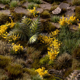 Gamers Grass Tufts: Yellow Flowers- Wild