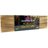 Shadowrun Scroll of the Dragon packaging with gold edges on a white background