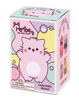 Box of Pembe the Pink Cat collectible figures with colorful design on a white background