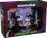 Shadowrun miniatures packaging with figures and vibrant background
