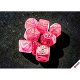 Chessex Dice: Shimmer Polyhedral Ignis Gold