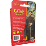 Catan Scenario 'The Helpers' game box with character illustration on a white background