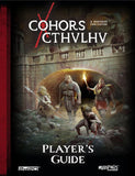 Cover of 'Cohors Cthvlhv Player's Guide' with characters in a dungeon setting.