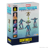 Marvel Crisis Protocol miniatures game Sentinels affiliation pack packaging