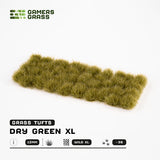 Gamers Grass Tufts: Dry Green XL 12mm- Wild XL