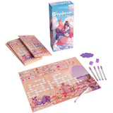 Daydream board game set with colorful components and packaging on a white background
