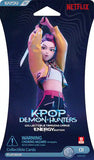 K-POP Demon Hunters Energy Edition Platinum Series 01 collectible trading cards package by Kayou, featuring a character illustration with Netflix branding.