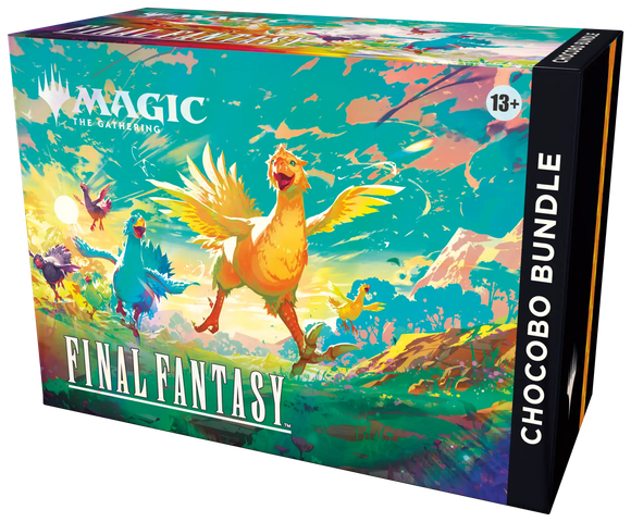 MAGIC THE GATHERING Final Fantasy Chocobo Bundle box with colorful artwork