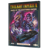 Book titled 'Twilight Imperium: Ships of the Shattered Empire' with space-themed cover art on a white background.