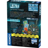 Board game box for 'Exit: The Sunken Treasure' by Kosmos on a white background