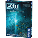 Board game box for 'Exit: The Sunken Treasure' by Kosmos on a white background