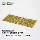 Gamers Grass Tufts: Light Green 6mm- Wild