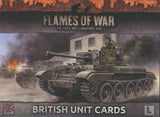 Flames of War: Late War British Unit Cards