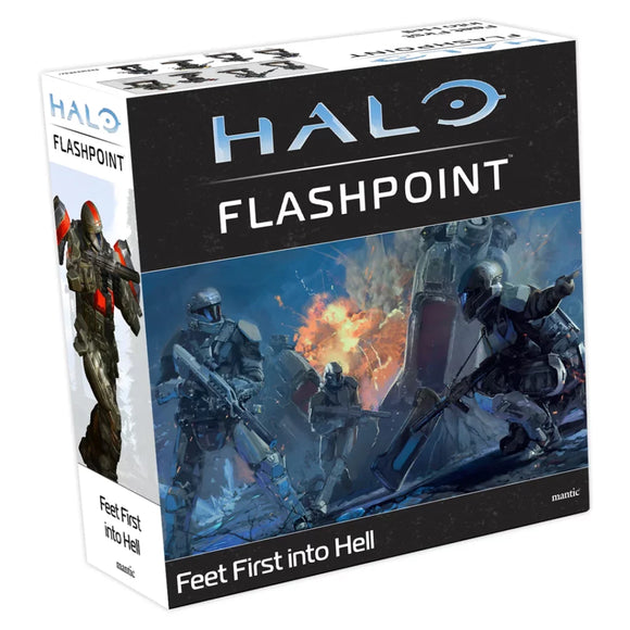 HALO Flashpoint game box with action-packed scene and characters.