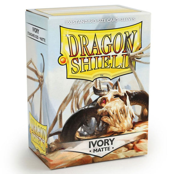 Dragon Shield Deck Protector Matte: Ivory (100)