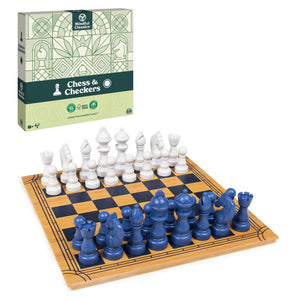 Mindful Classics - Chess Checkers Board Game