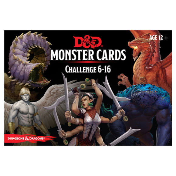 D&D: Monster Cards - Challenge 6-16