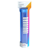 Blue playmat tube with packaging on a white background