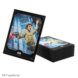 Star Wars trading cards with a character in action pose on a white background