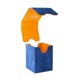 GameGenic Squire 100+ Card Convertible Deck Box - XL Blue/Orange Exclusive Line