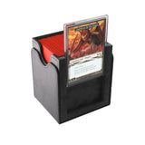 GameGenic Squire Plus 100+ Card Convertible Deck Box - XL Black