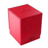 GameGenic Squire Plus 100+ Card Convertible Deck Box - XL Red