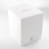 GameGenic Squire Plus 100+ Card Convertible Deck Box - XL White