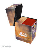 Star Wars Unlimited trading card game box on a white background