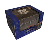 Harry Potter mini book trunk packaging with blue box and Hogwarts crest.