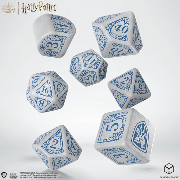 Harry Potter Dice Set: Ravenclaw Modern White (7-Set)