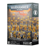 Warhammer 40,000 Combat Patrol game box with miniatures on a white background