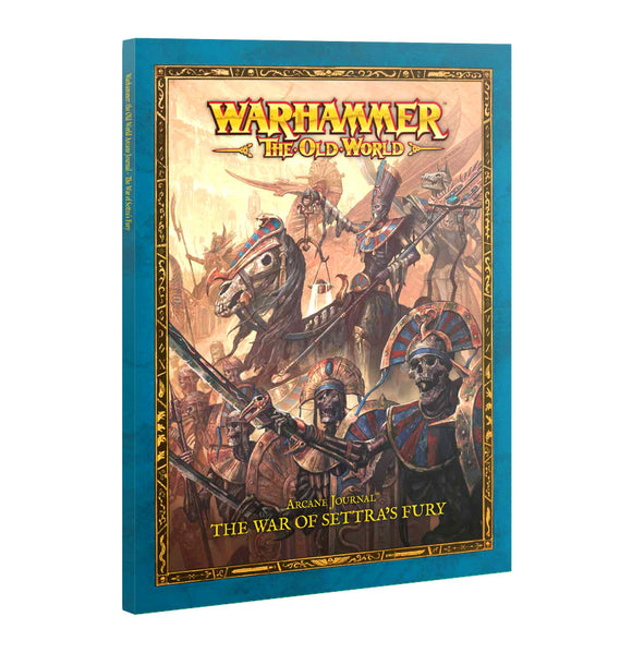 Warhammer The Old World Arcane Journal The War of Settra's Fury book cover
