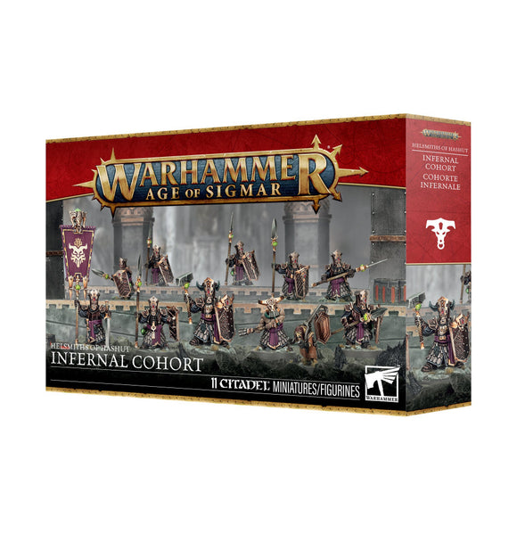 Warhammer Age of Sigmar Infernal Cohort miniatures box on a white background