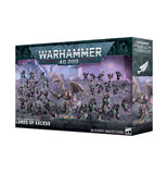Warhammer 40,000 game box with miniatures on a white background