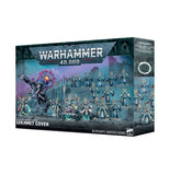 Warhammer 40,000 game box featuring Sekhmet Coven on a white background