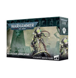 Boxed Warhammer 40,000 figurine with detailed design on a white background