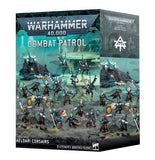 Warhammer 40,000 Combat Patrol game box with miniatures and vehicle