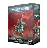 Warhammer 40,000 Inquisitor Kroyle miniature packaging on a white background