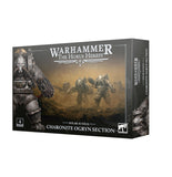 Warhammer The Horus Heresy Charonite Ogryn Section game box with warrior figures on a white background