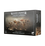 Warhammer The Horus Heresy game box with warrior figures on a dark background