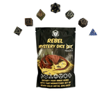 Hymgho Dice: Mystery Dice - Rebel Non-Matching Solid Metal Set - 7D