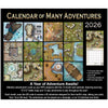 Calendar of Many Adventures 2026 with battle maps and calendar layout